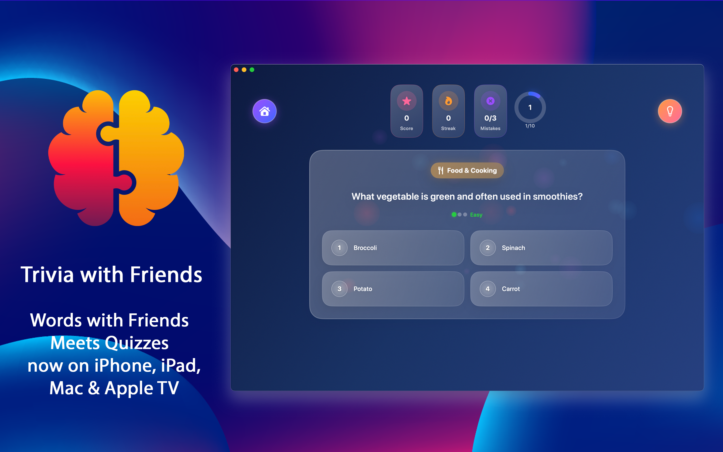 Family Trivia Games & Quiz AI - Main product screenshot demonstrating key features and user interface