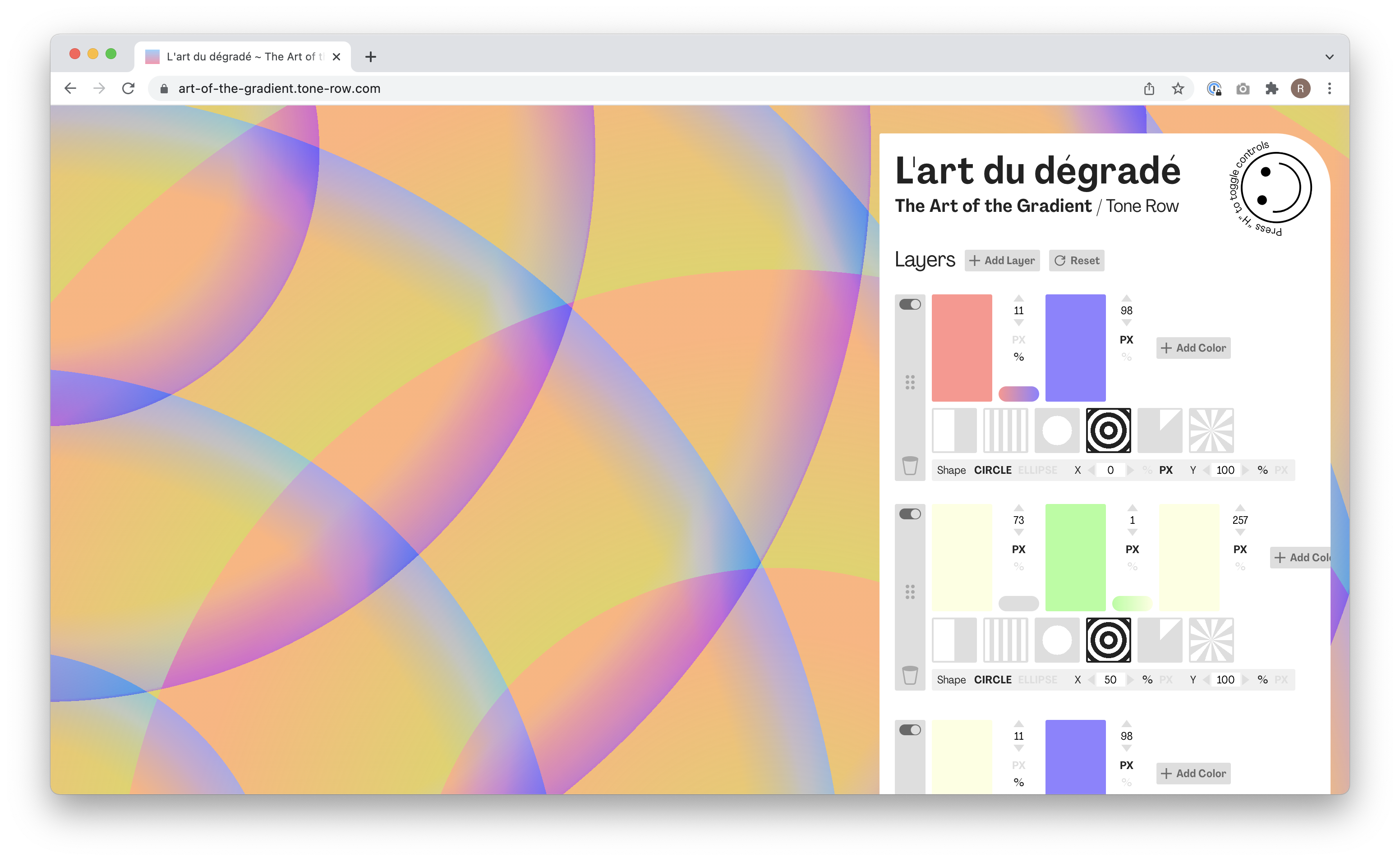 L'art du dégradé gallery image