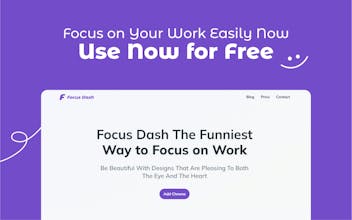 Focus Dash • Fun Focus Extension gallery image