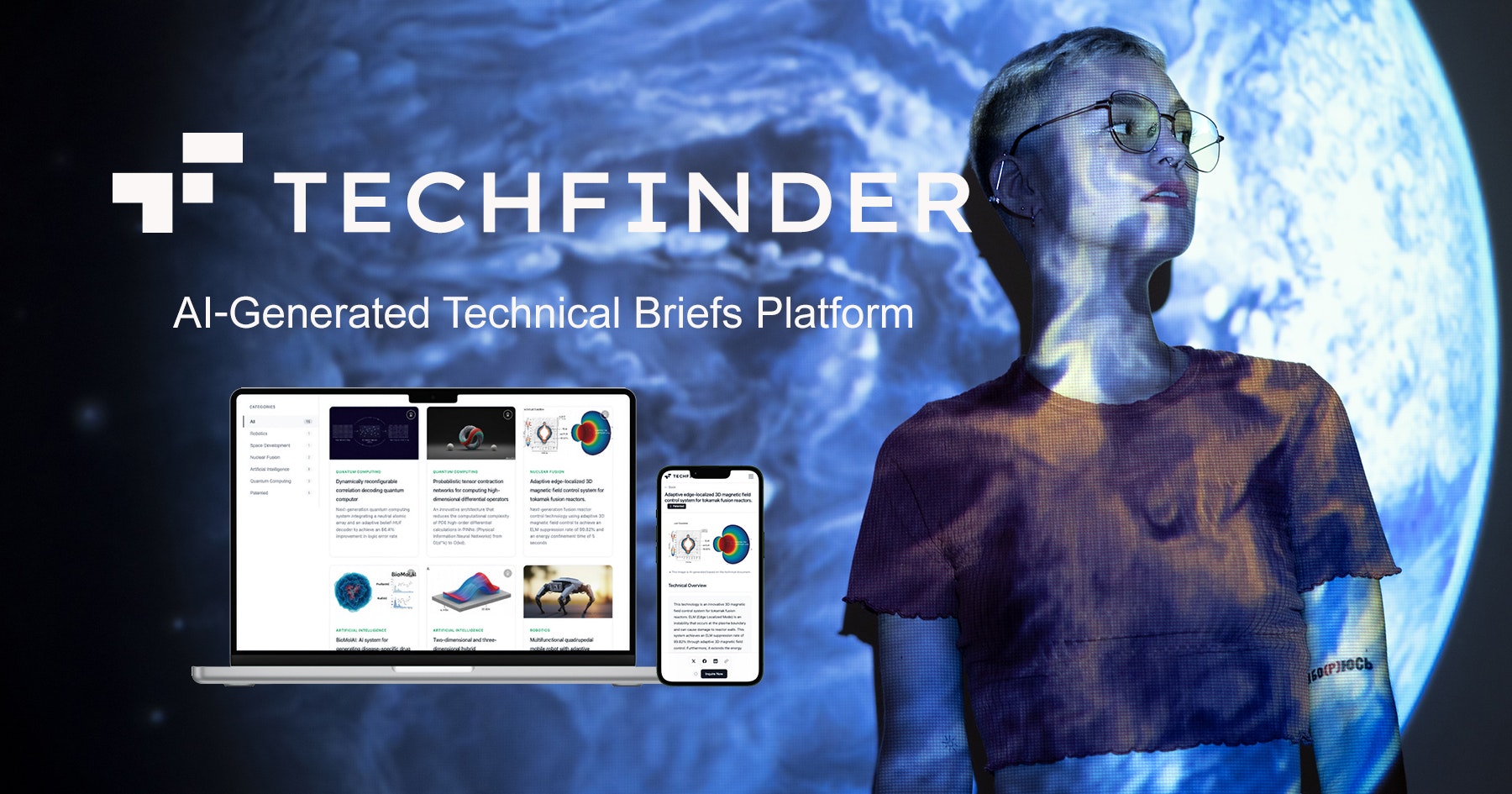 TECHFINDER.wiki - Main product screenshot demonstrating key features and user interface
