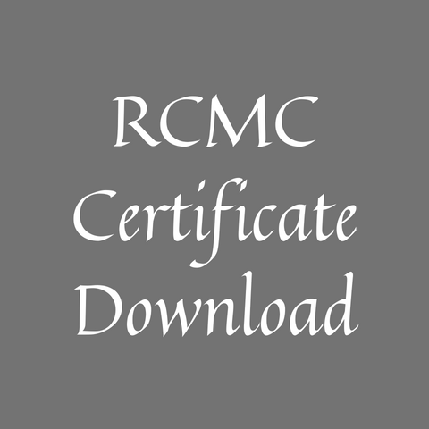 Download del certificato RCMC