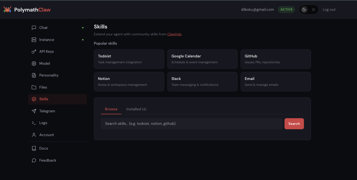 PolymathClaw gallery image