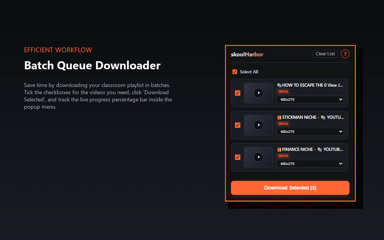 skool Harbor: Downloader For Skool gallery image