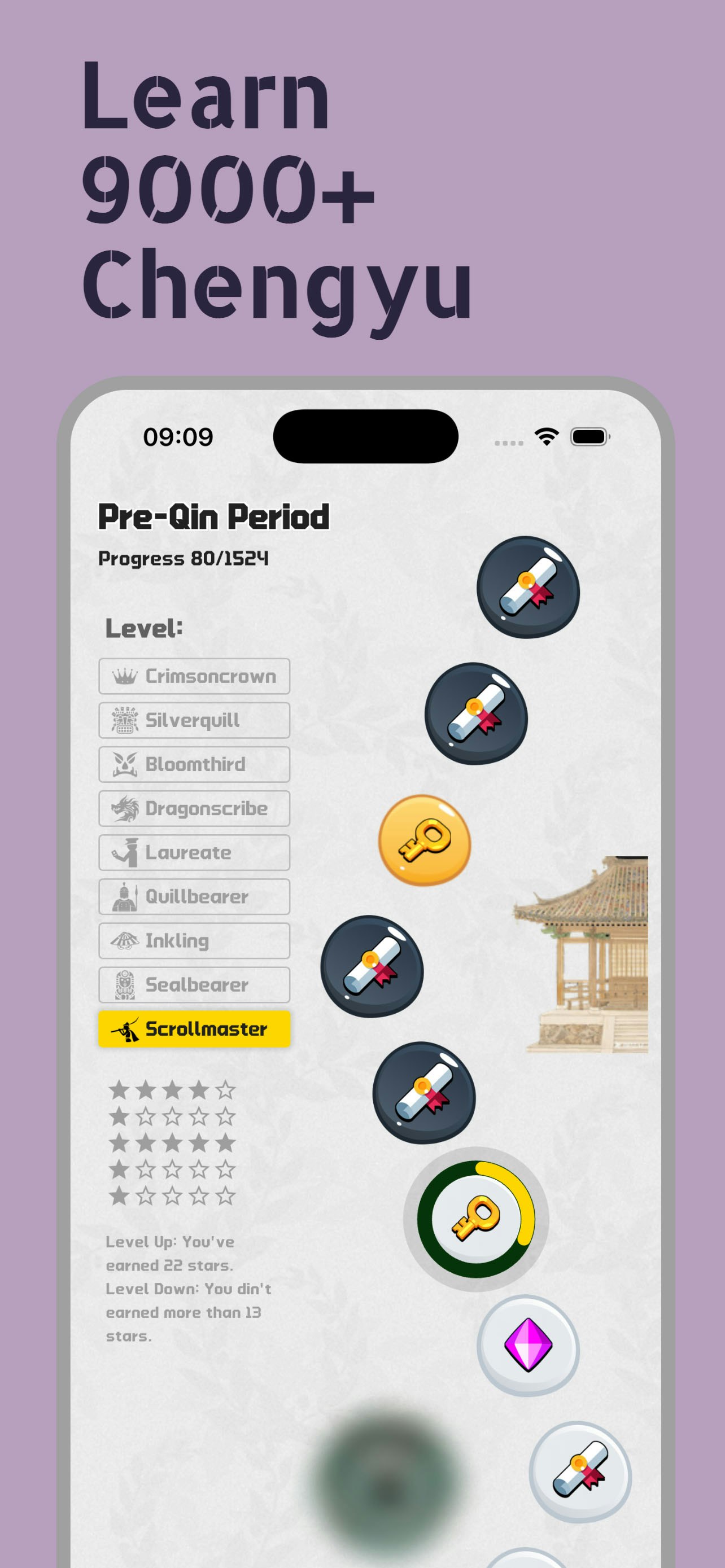 ChengyuQuest- Chinese idioms - Screenshot 3 showing product features and functionality