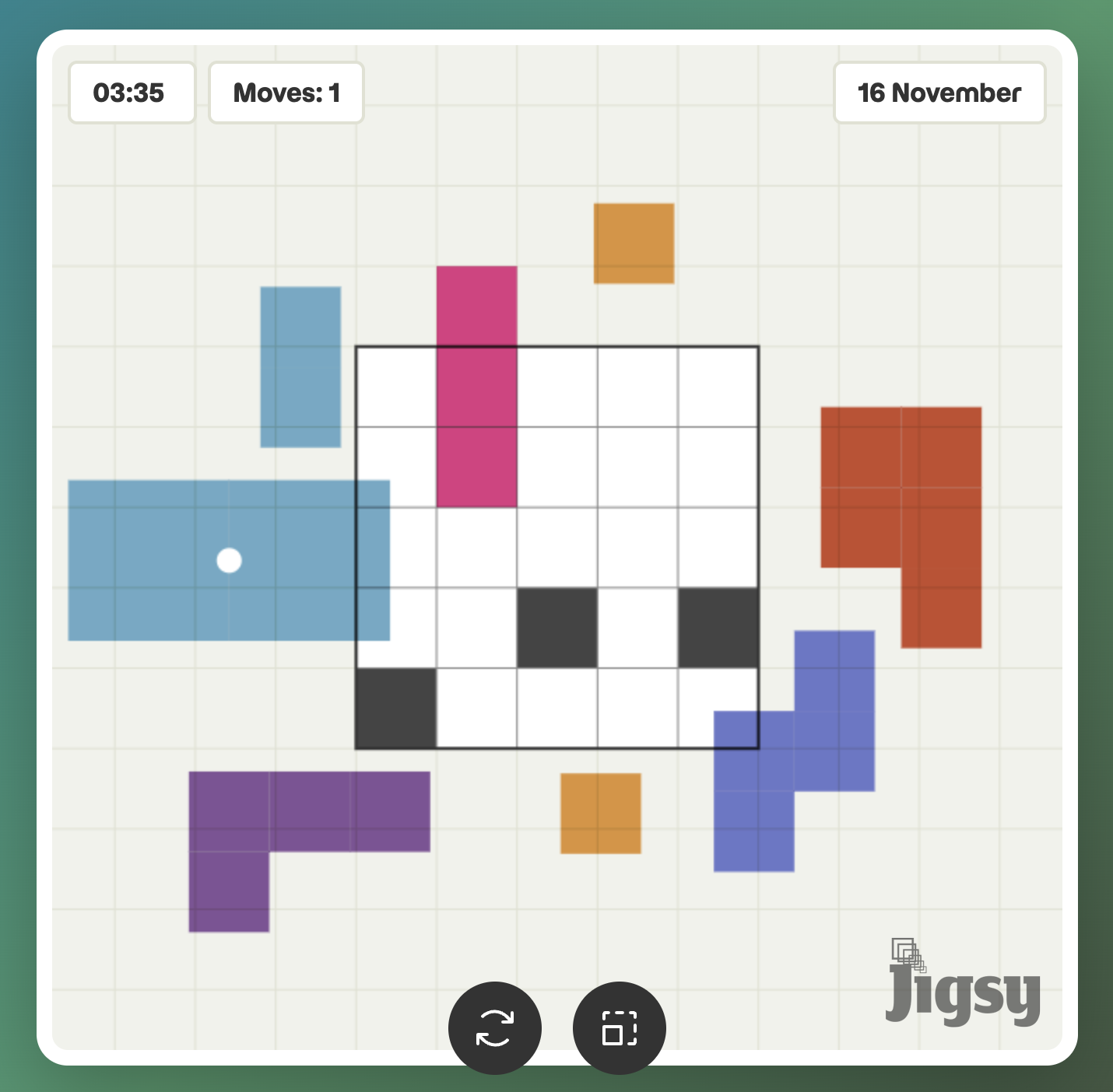 Jigsy.app – daily web puzzles - Main product screenshot demonstrating key features and user interface
