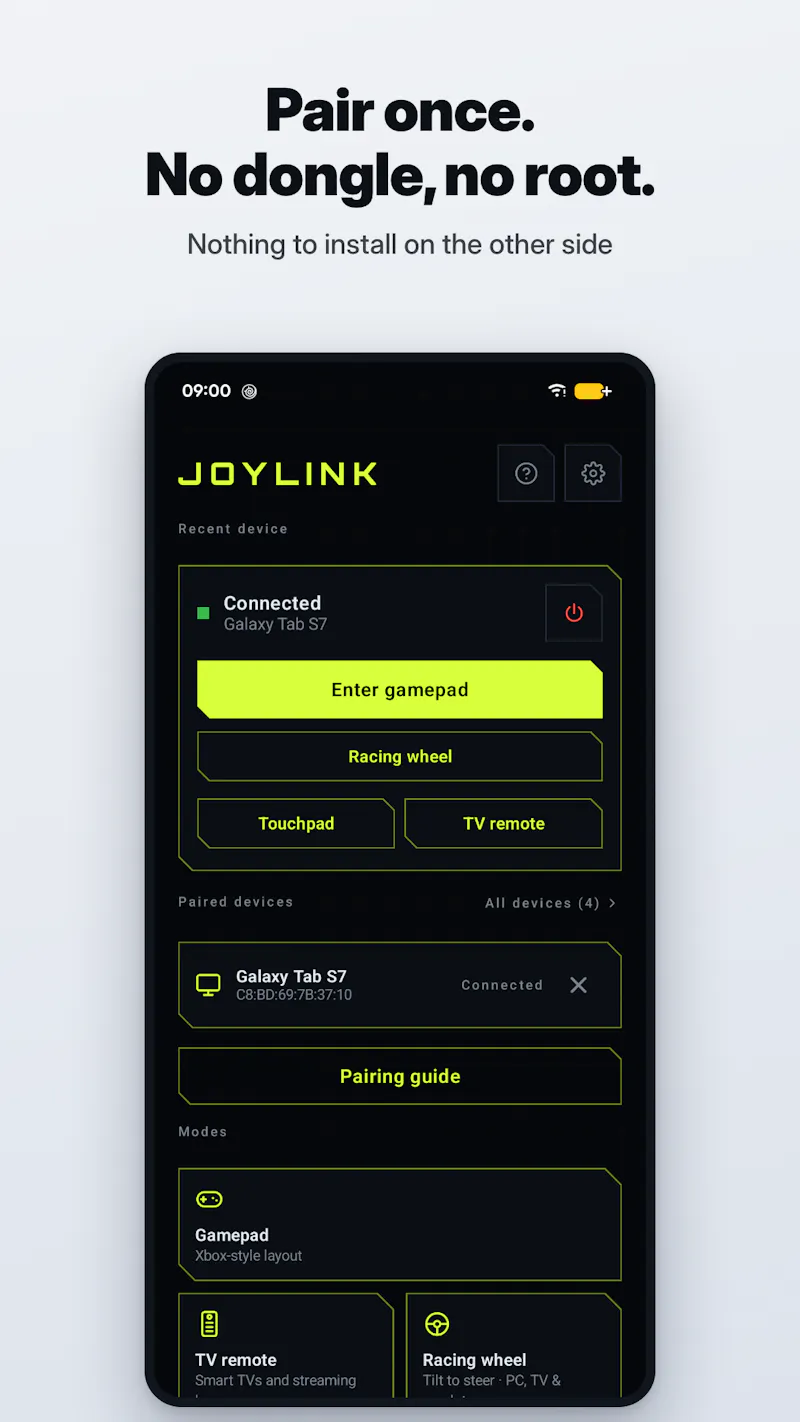 JoyLink: Phone as Gamepad screenshot 6