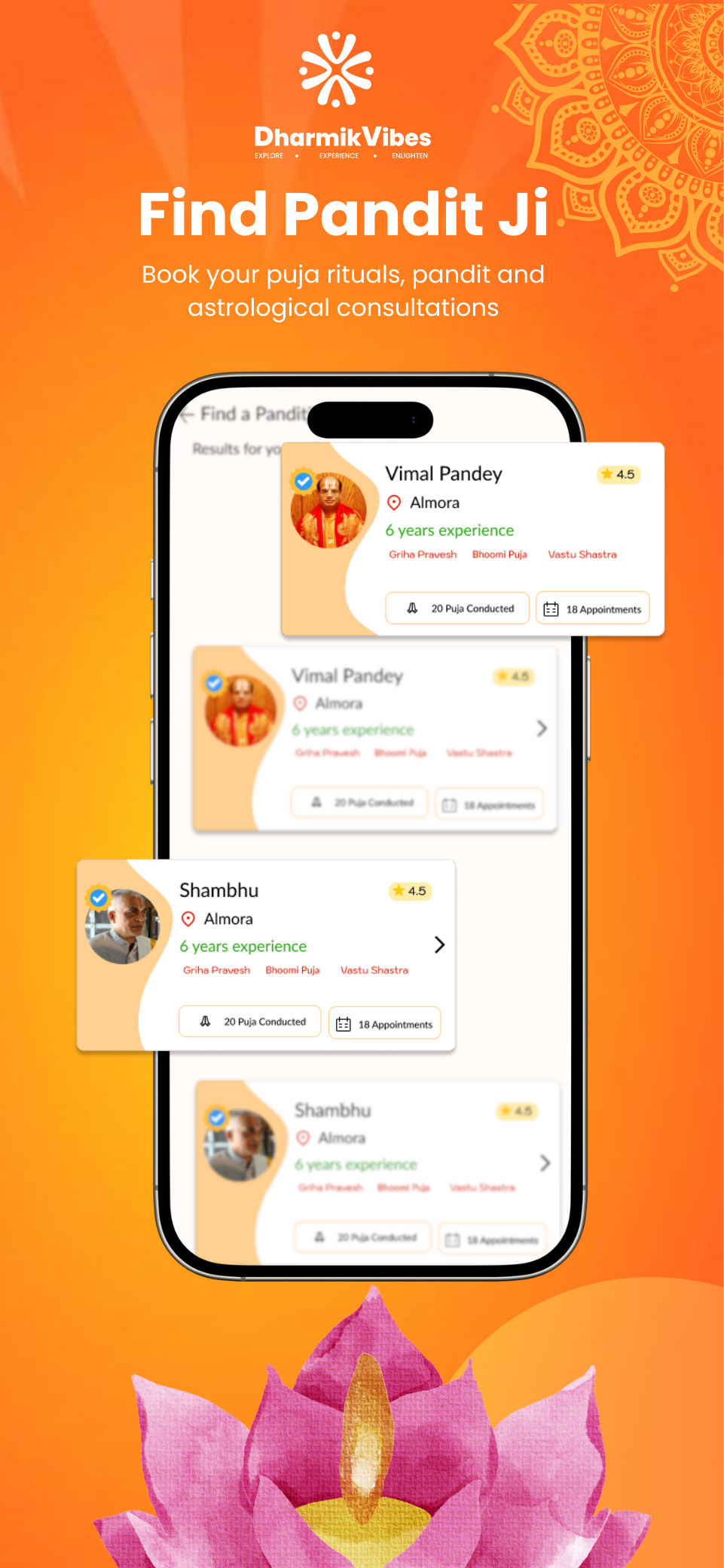 Religioso - L'app spirituale dell'India per pandit, astrologia e viaggio media 4