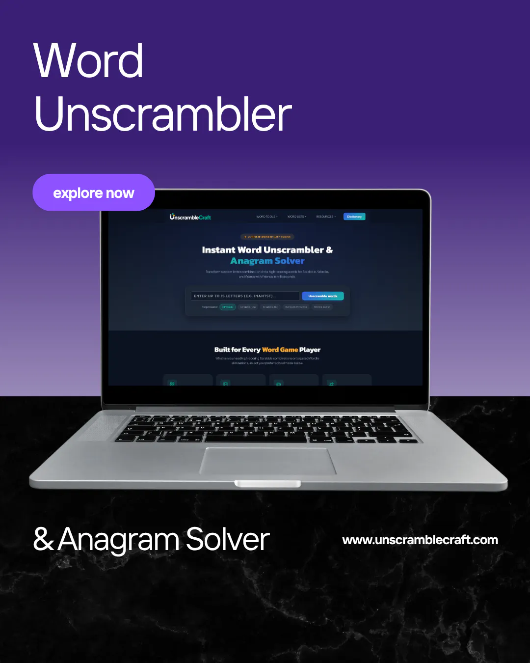 https://unscramblecraft.com/ screenshot
