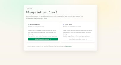 Minecraft Pixel Art — Image to Block gallery image