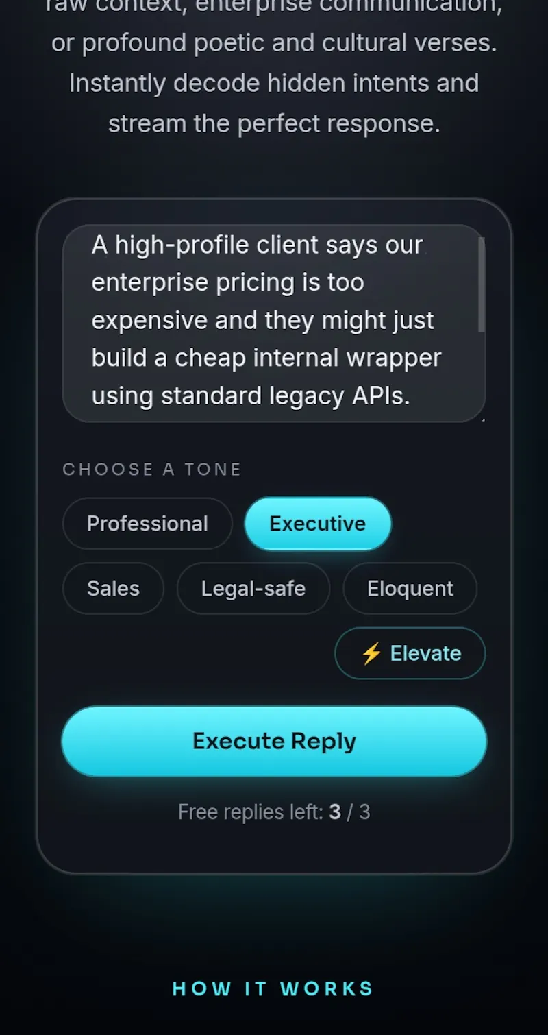 WorldReply screenshot 1