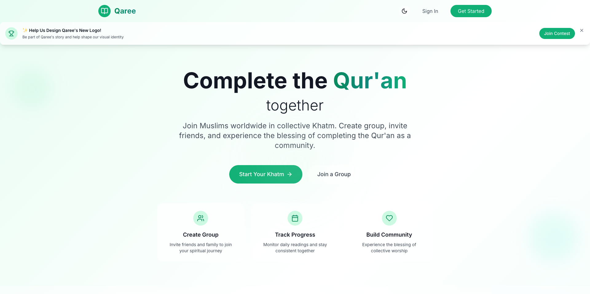 Qaree - Collective Qur'an Reading (Hatim) Made Simple media 1