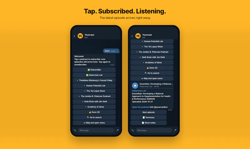 Yourcast 2.0 screenshot 3