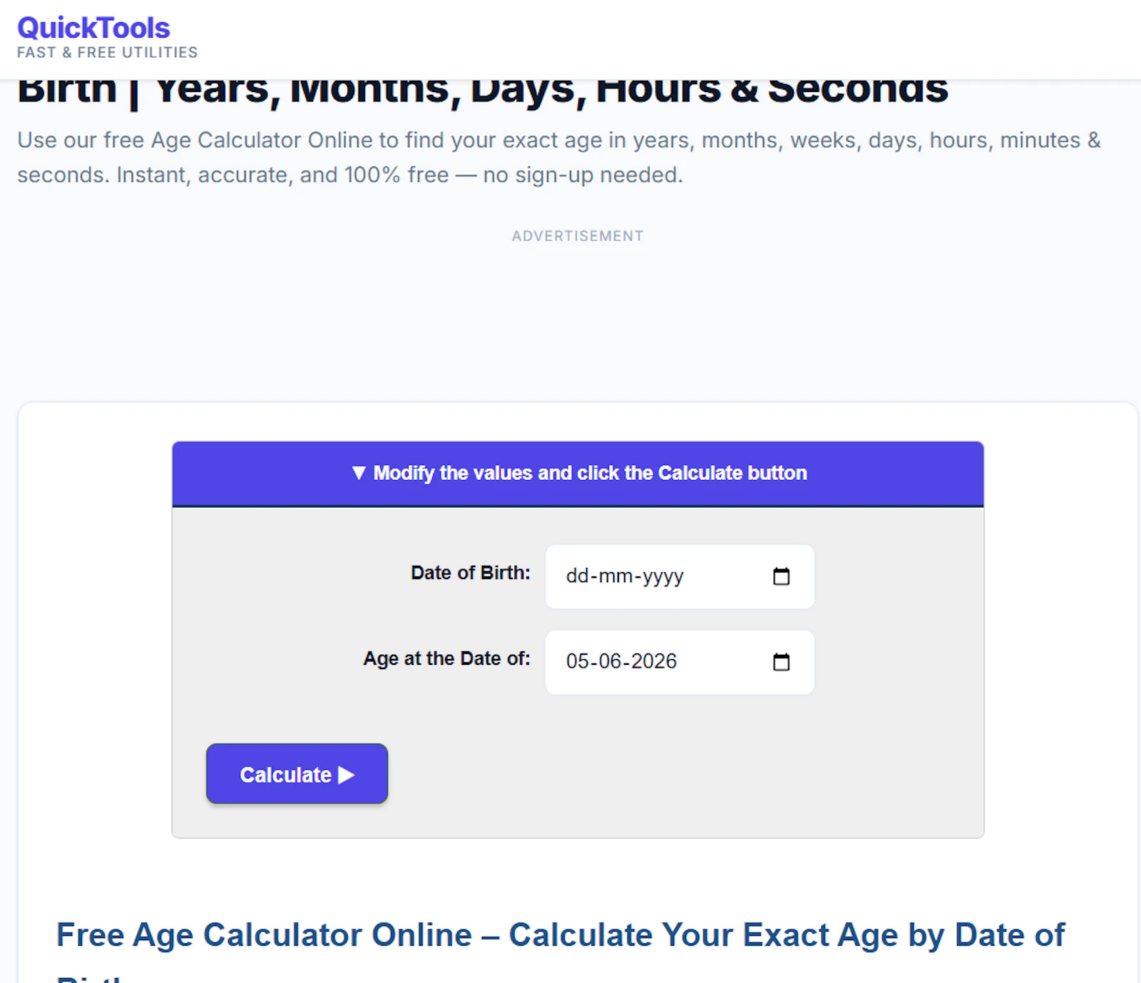 QuickTools screenshot 1
