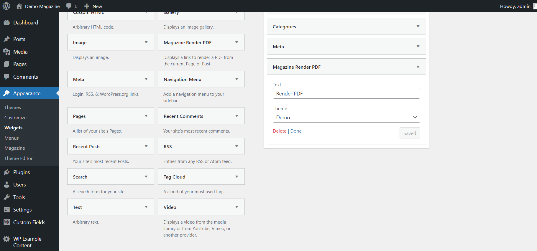 Magazine a WordPress Plugin for PrintCSS gallery image