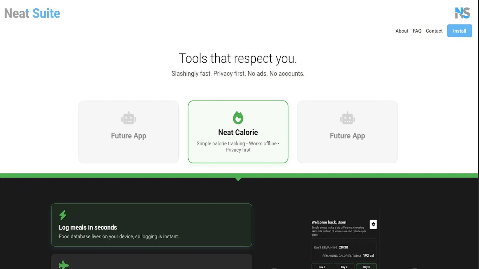 Neat Suite (Neat Calorie) screenshot 2