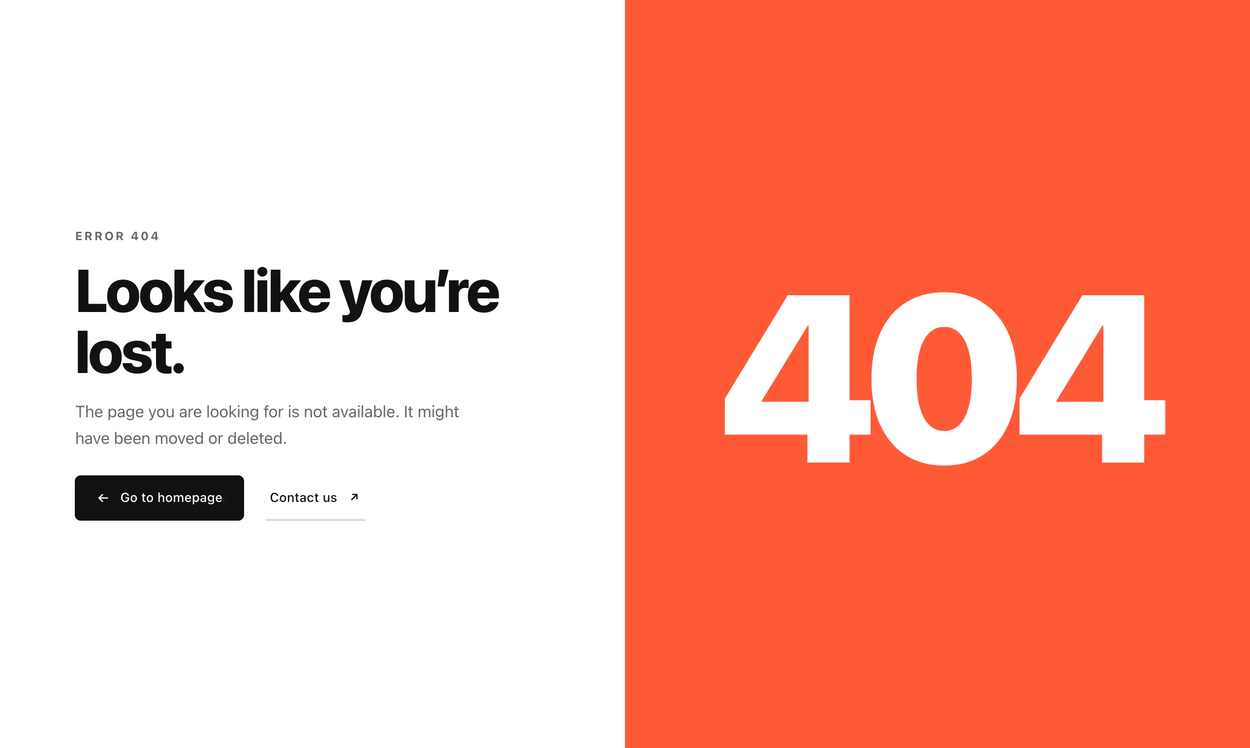 LostPage — Immersive 404 Pages gallery image
