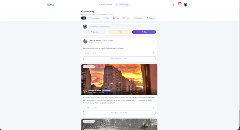 Roavi screenshot 2
