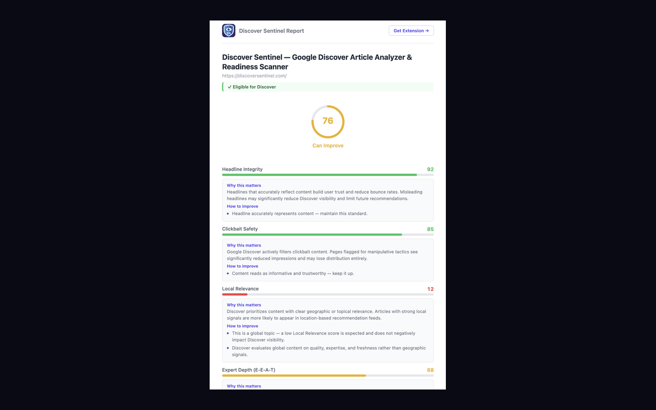 Discover Sentinel media 7