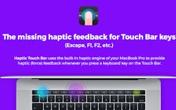 Haptic Touch Bar media 2