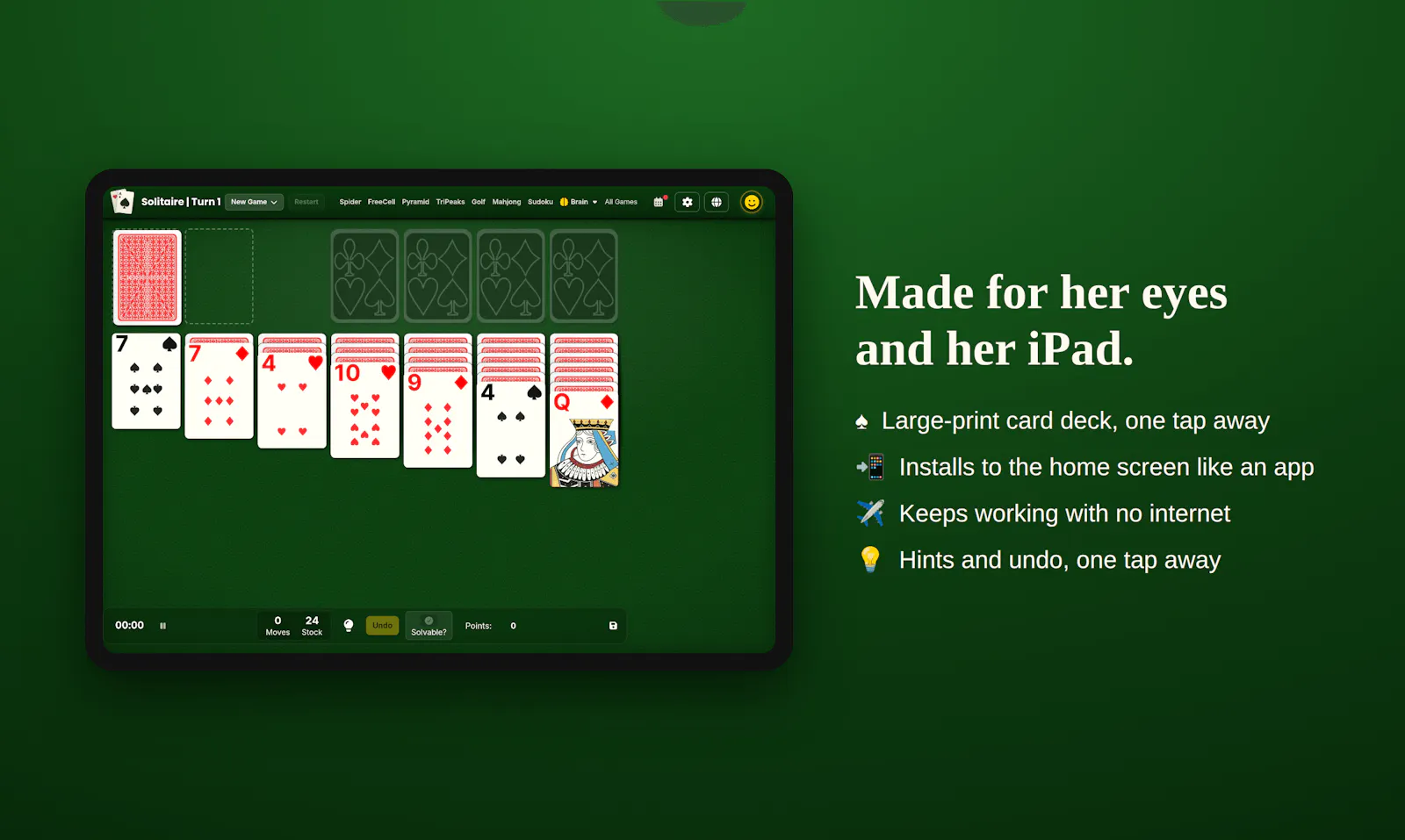 TrySolitaire screenshot 3