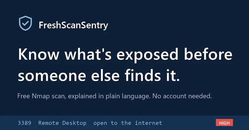 FreshScanSentry screenshot 1