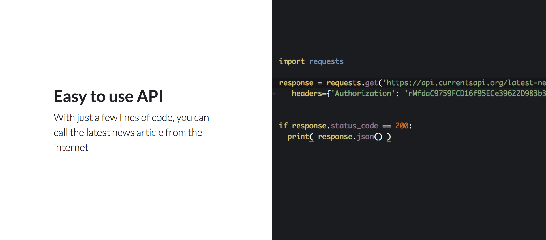 Currents API gallery image