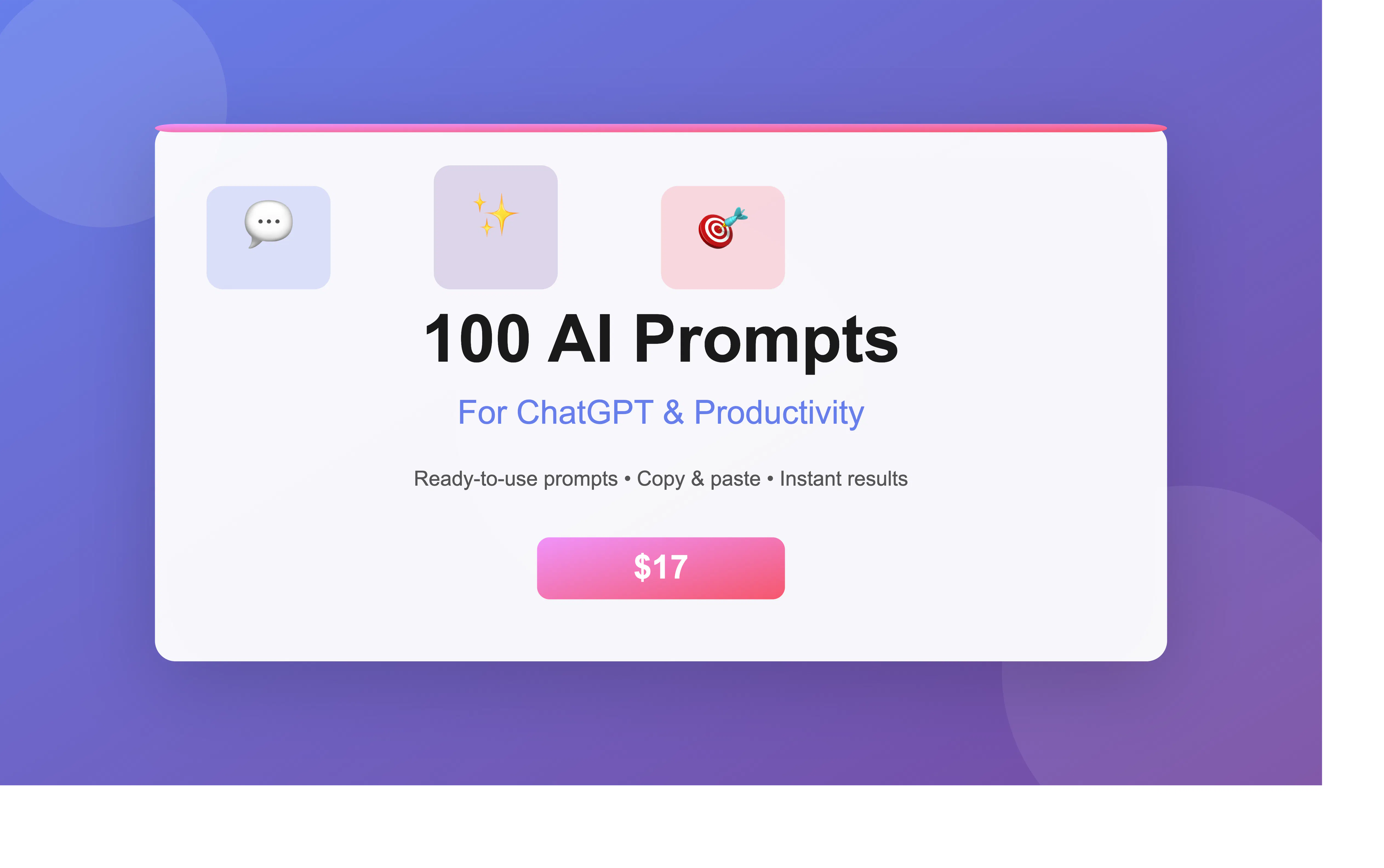 100 AI Prompts for ChatGPT gallery image