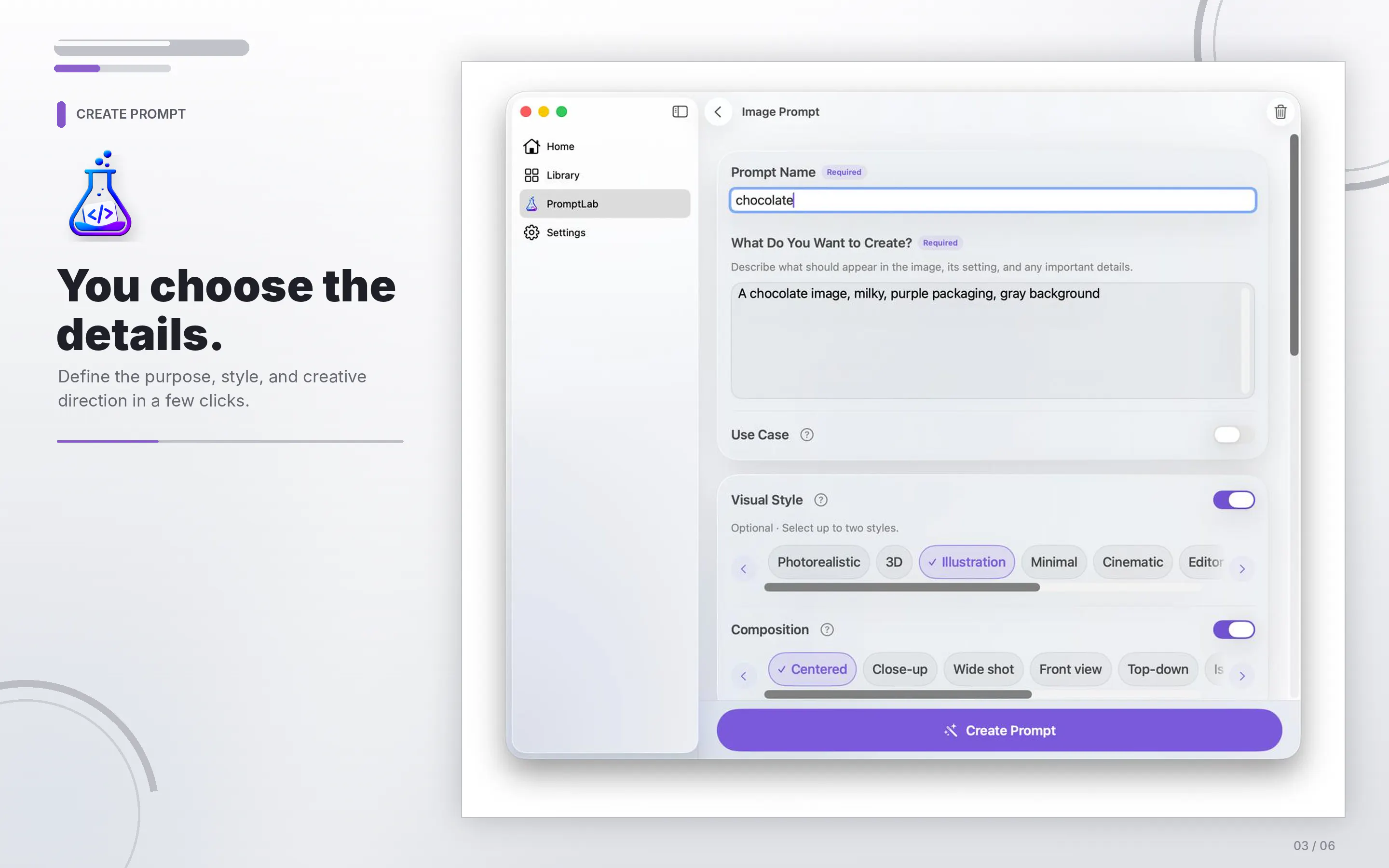 PromptNote — Prompt Library & PromptLab gallery image