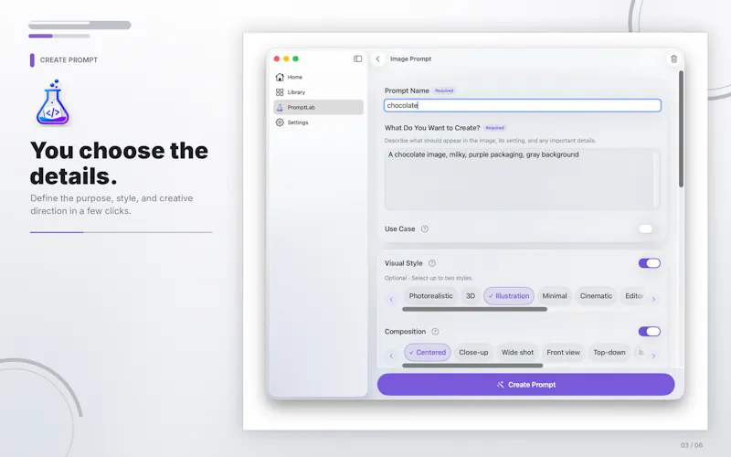 PromptNote — Prompt Library & PromptLab screenshot 3