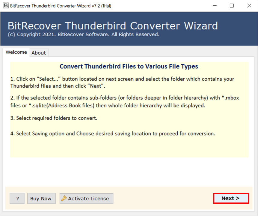 แปลง Thunderbird เป็น PST media 2