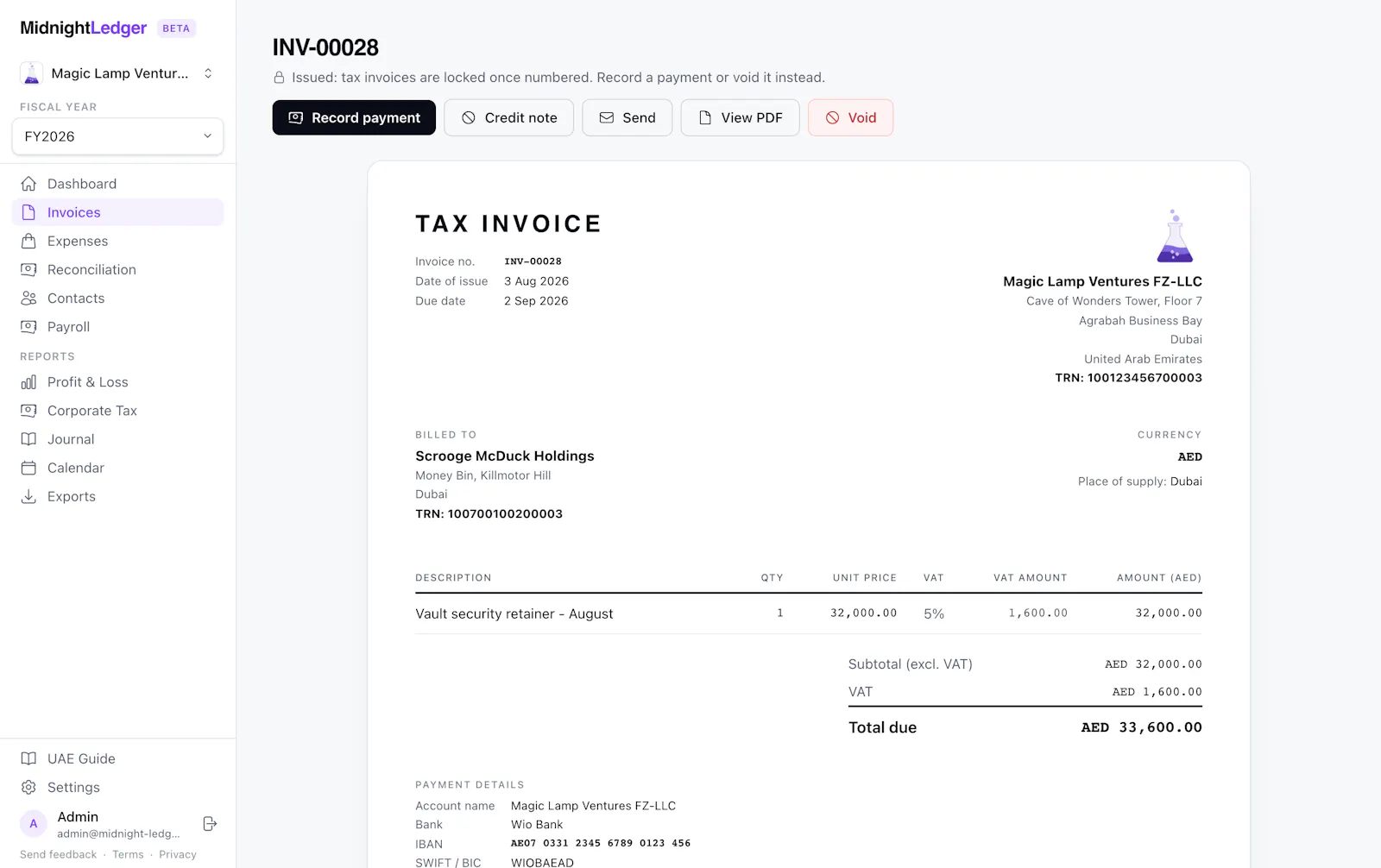 Midnight Ledger screenshot 5