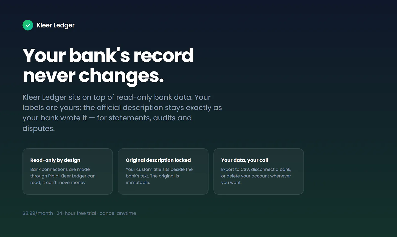 Kleer Ledger  screenshot 5