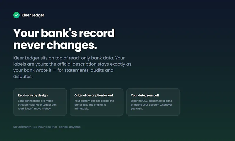 Kleer Ledger  screenshot 5