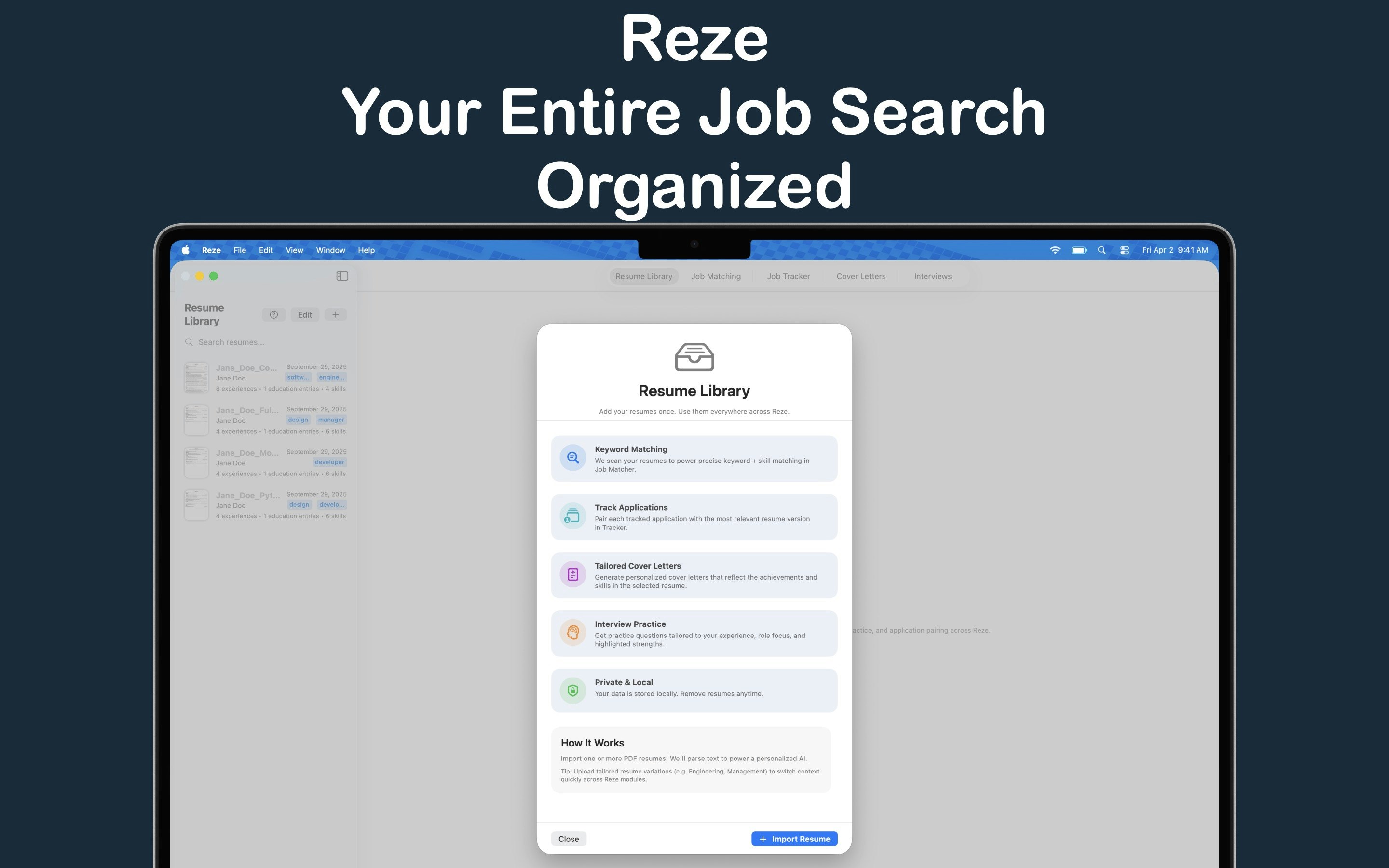 Reze: Job Search Assistant gallery image