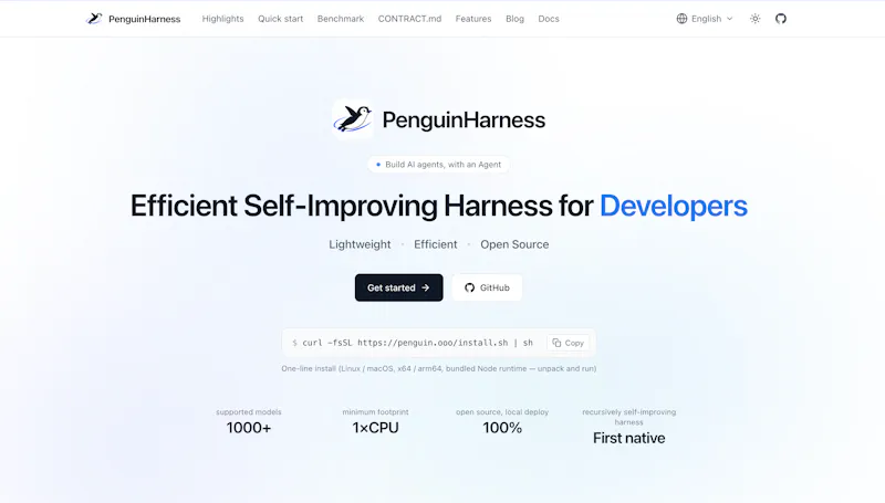 PenguinHarness screenshot 2