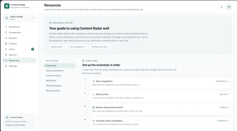 Content Radar screenshot 6