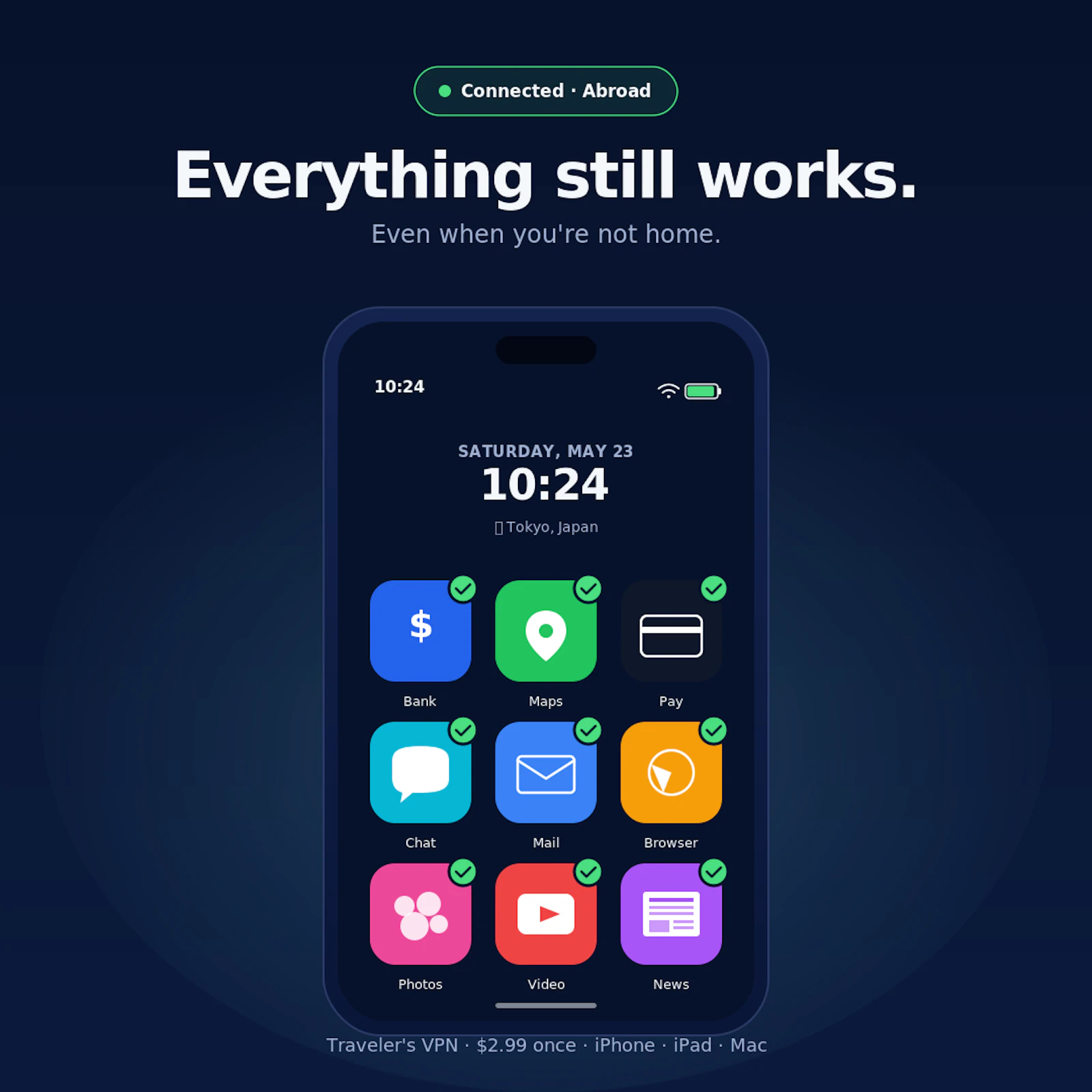 Traveler's VPN screenshot 2