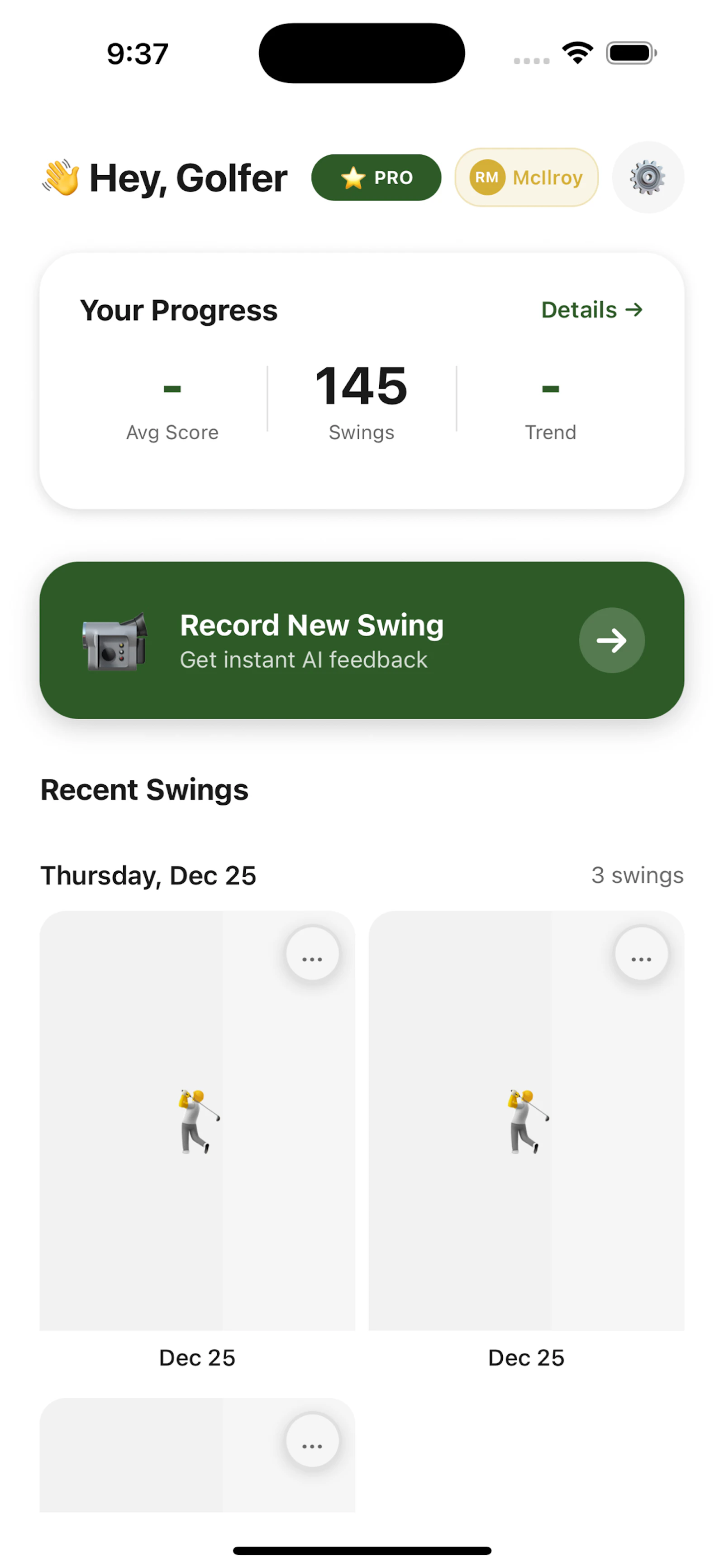 Swingpal  screenshot 3