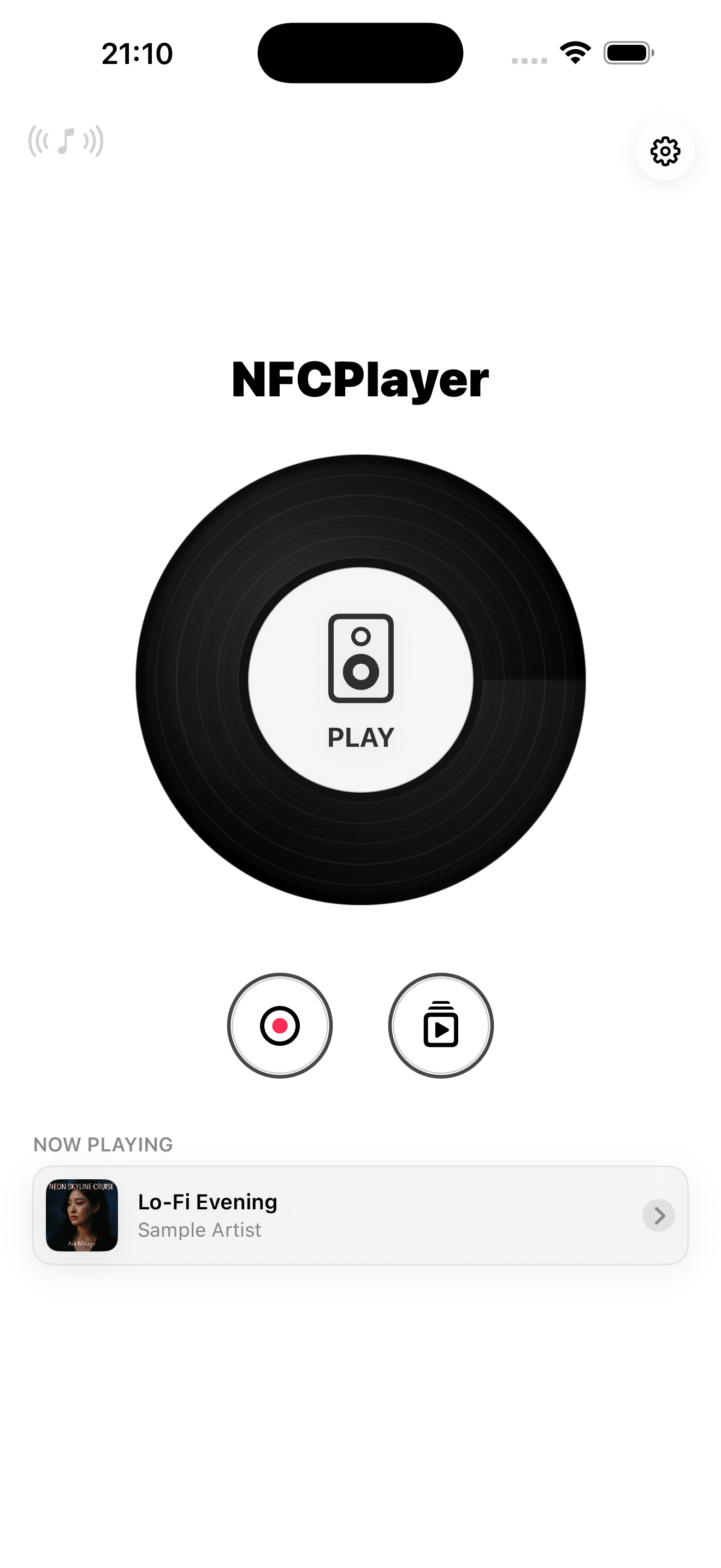 NFCPlayer - Screenshot 4 showing product features and functionality