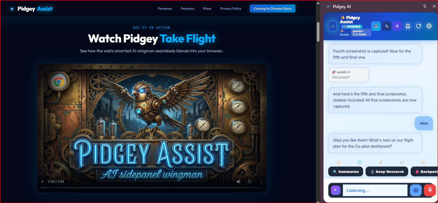 Pidgey: AI Copilot, Vision & Web Agent media 2