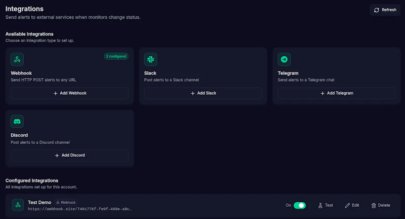 Klock - Uptime Monitor screenshot 3