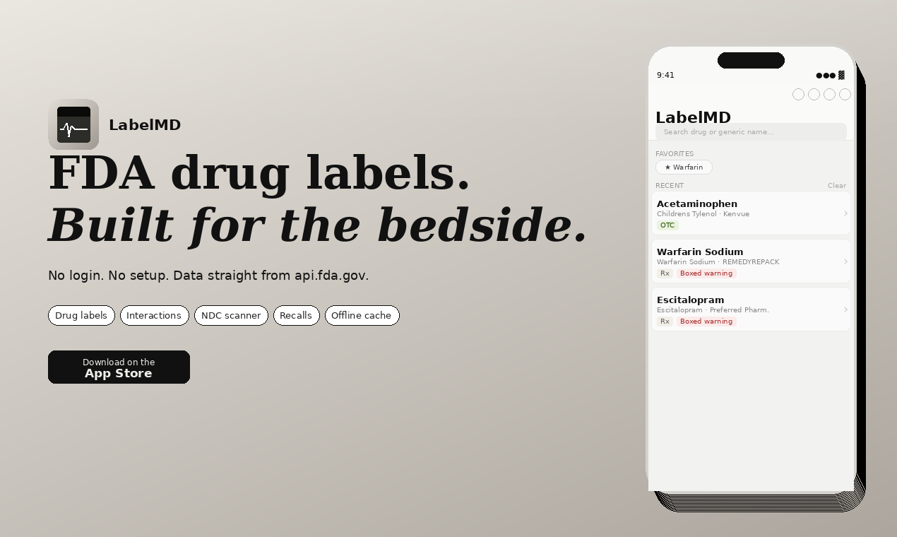 LabelMD — FDA Drug Labels Reference gallery image