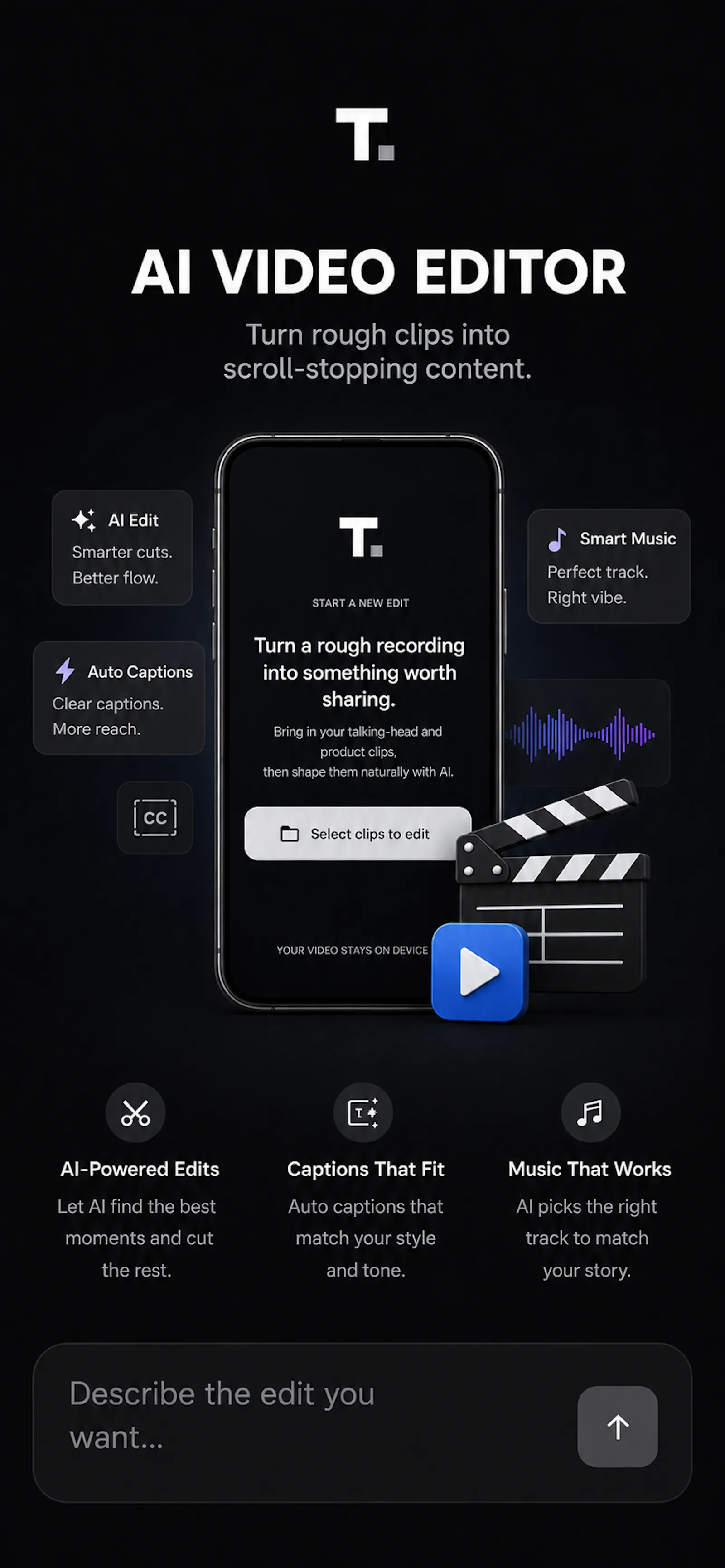Trimm - AI Video Editor screenshot 4