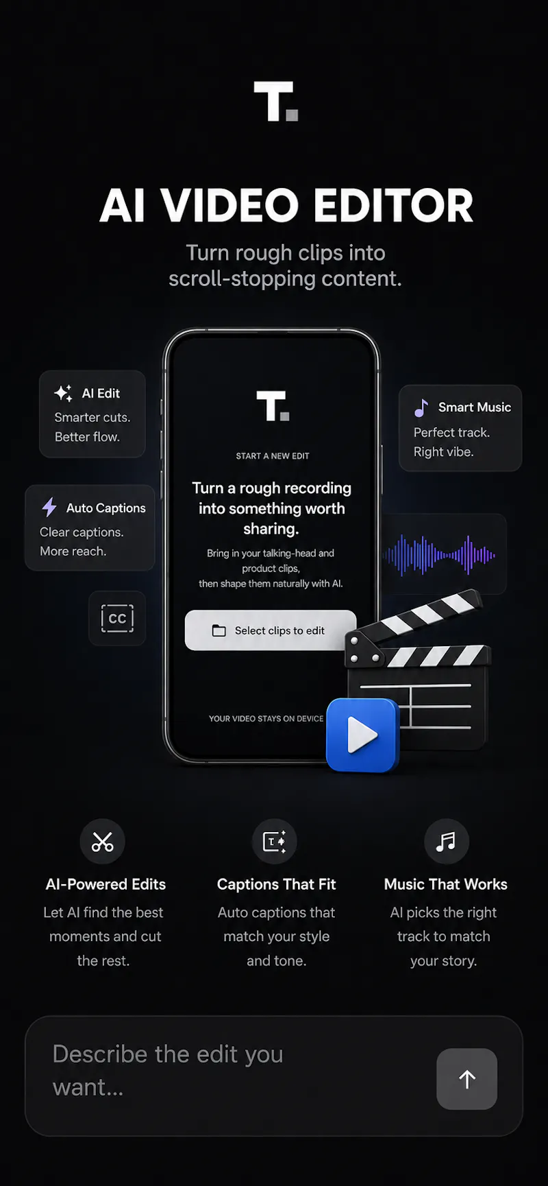 Trimm - AI Video Editor screenshot 4