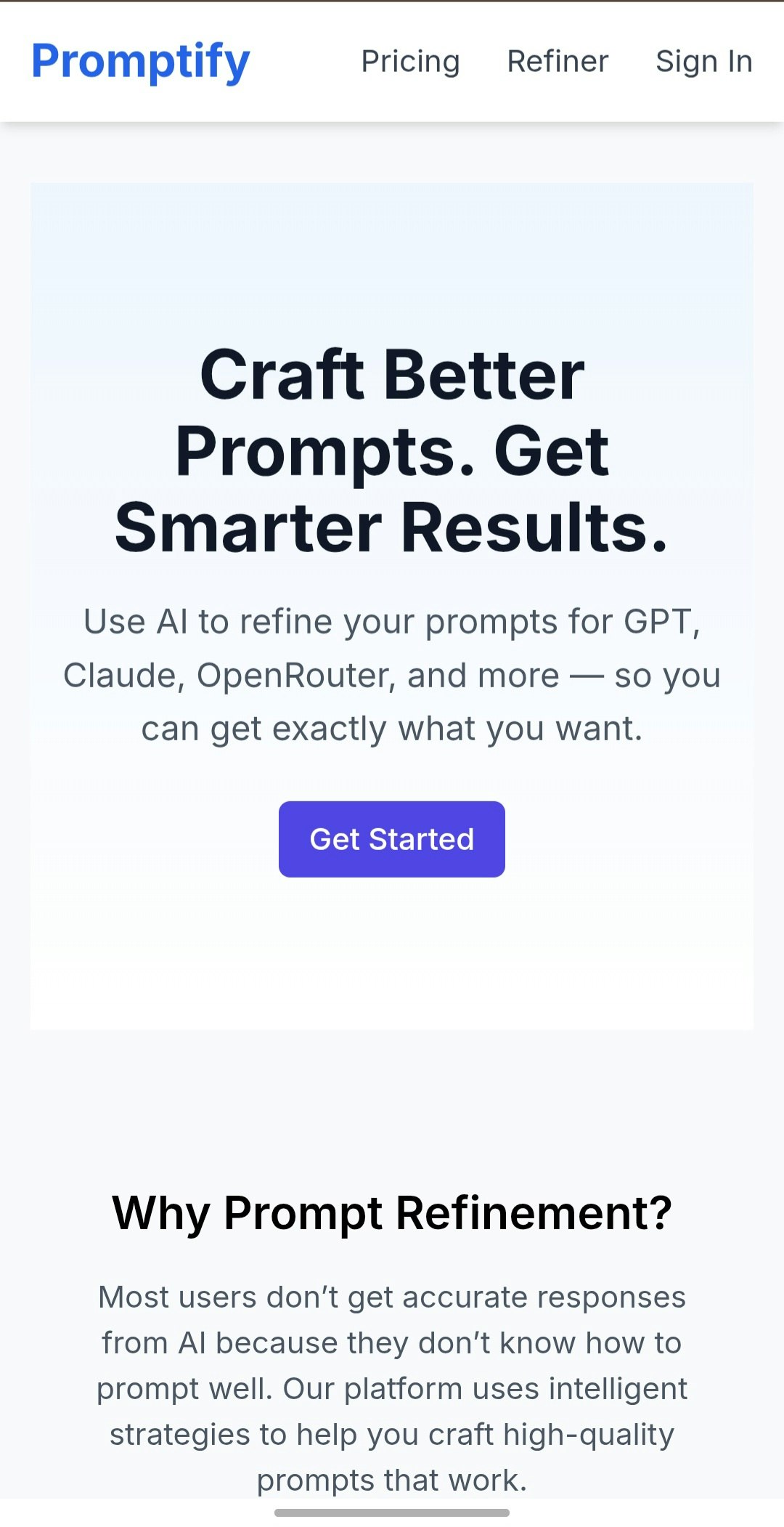 Promptiify logo