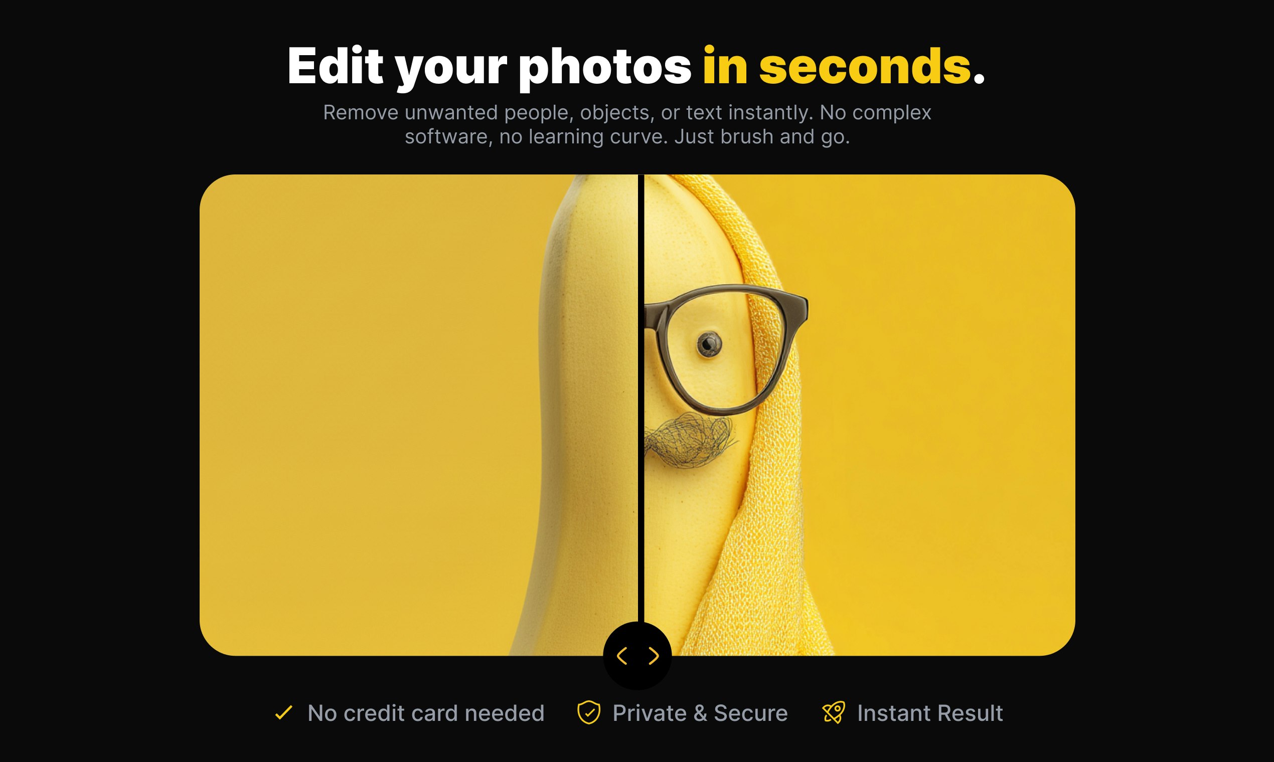 BananaInpaint.com - Main product screenshot demonstrating key features and user interface