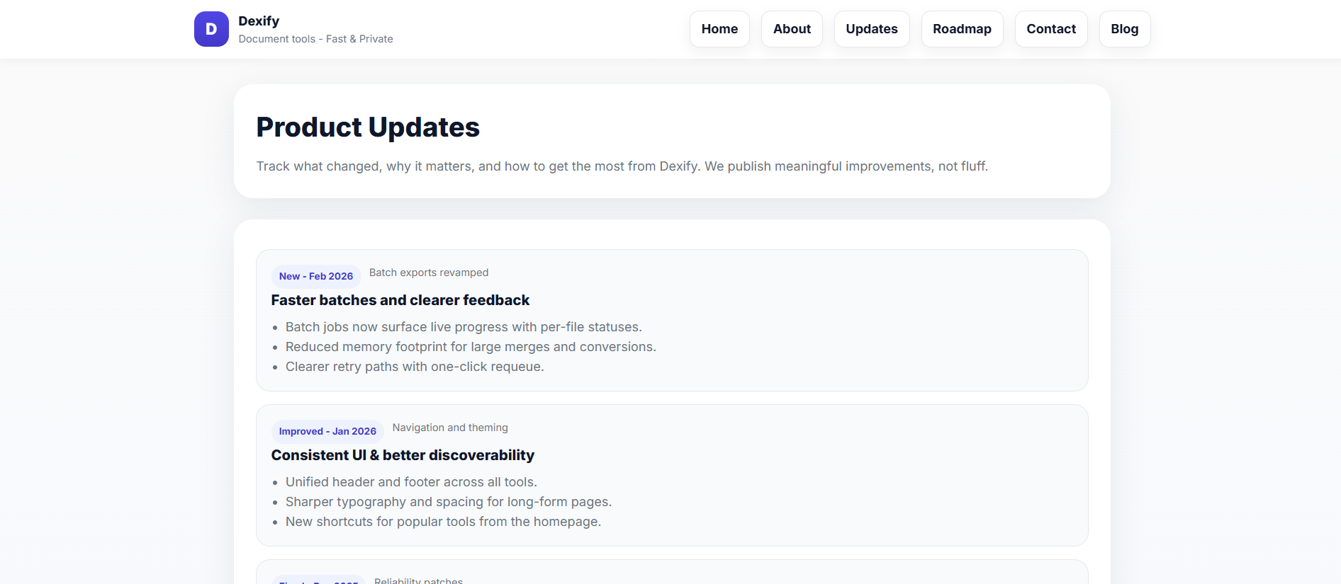 Dexify – Free PDF & File Tool gallery image