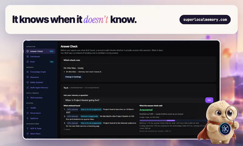 SuperLocalMemory screenshot 4