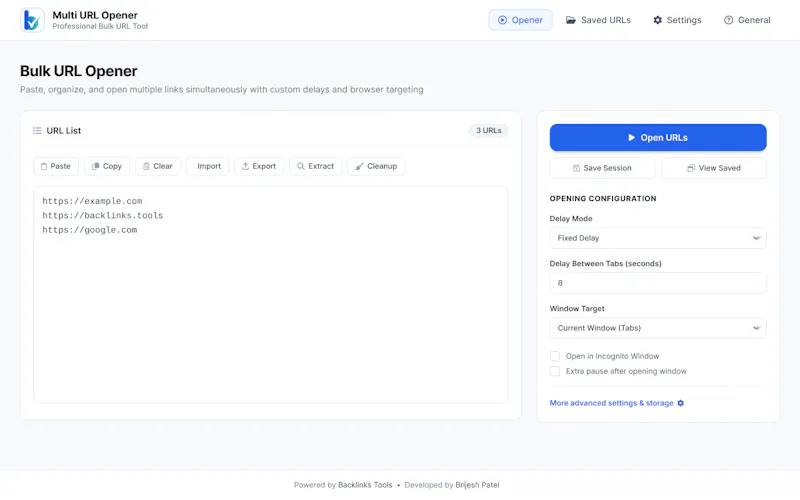 Multi URL Opener screenshot 7
