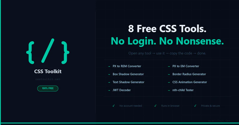 CSS Toolkit screenshot 1